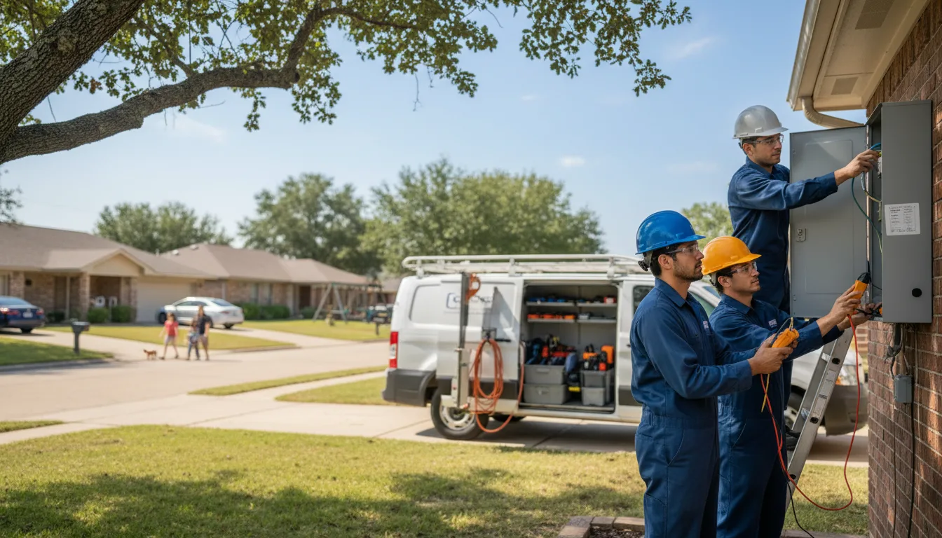 Certified electrician providing emergency electrical services in Pleasanton, NE